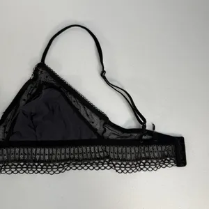 Victoria's Secret‎ S Small Bralette Bra Black Lace Adjustable Unlined Sheer Mesh thumbnail 8