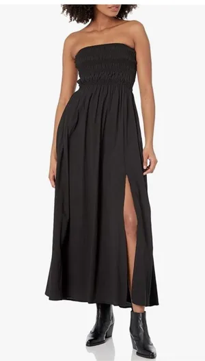 NEW Black ASTR the label Women's Stasia Dress L $158 thumbnail 1