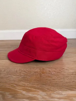 NWOT NFL San Francisco Red Embroidered Sequins Women's Cadet Hat, OS thumbnail 4