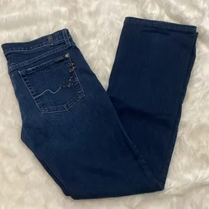 7 For‎ all Mankind Bootcut Jeans Minimalist Capsule Wardrobe Y2K thumbnail 2