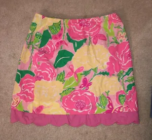Lilly Pulitzer Mini Floral Skirt thumbnail 1