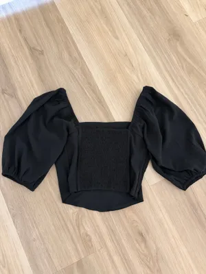 Abercrombie Corset Blouse Black thumbnail 3