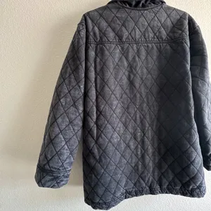 Young Fabulous and Broke Anthropologie Walker Mineral wash-black Quilted Shacket jacket thumbnail 15
