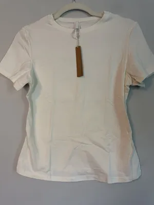 Skims Cotton Jersey Sz L Short Sleeve T-shirt Marble NWT thumbnail 1