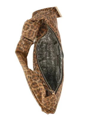 Jessica Simpson Women's Luna Hobo Bag in Leopard NWT thumbnail 4
