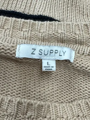 Z Supply Boyfriend Striped Sweater Women’s Large thumbnail 4