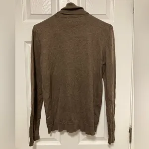 *Lauren Ralph Lauren Taupe Brown Heath Silk Blend Turtleneck Sweater #QB thumbnail 8
