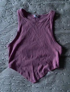 Garage Pink Crop Top Tank thumbnail 1
