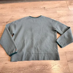 League Michigan State Spartans Textured‎ Waffle Knit Sweatshirt Green Medium M thumbnail 2