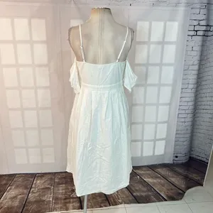 Lulu’s I've Got Love White Off-the-Shoulder Midi Dress size medium thumbnail 10