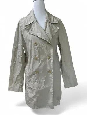 Forever 21 Classic Beige Double-Breasted Trench Coat thumbnail 1