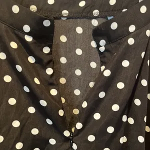 Women’s Black and White Polka Dot Skirt Size Large thumbnail 6
