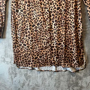 Summersalt The Short Effortless Shirt‎ Dress Cover-Up Leopard Print Size Small thumbnail 3