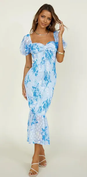 midi dress Blue thumbnail 1