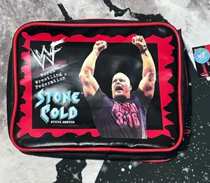 WWF Stone Cold Steve Austin Lunch Bag Red Size undefined thumbnail 1
