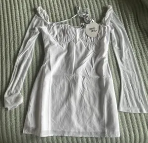 Dyer Sheer Sleeve Mini Dress thumbnail 2