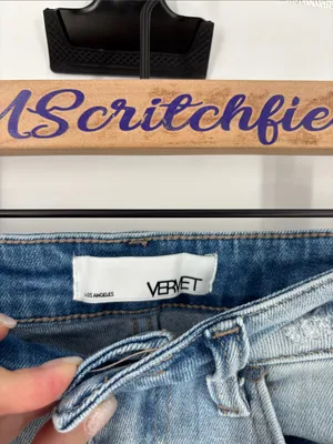 Vervet high waisted straight jeans distressed 25 thumbnail 2
