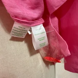 Lilly Pulitzer Pink and Red Embroidered Pajama Set thumbnail 6