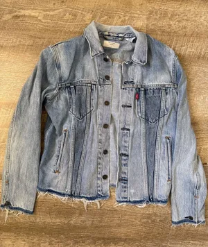Levi's Altered Trucker Denim Jacket Size Small thumbnail 1