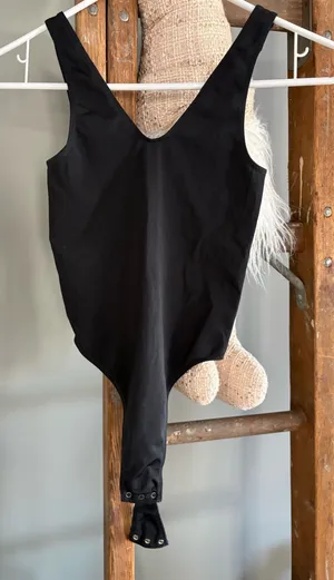 Victoria's Secret size small black v neck jumpsuit thumbnail 1