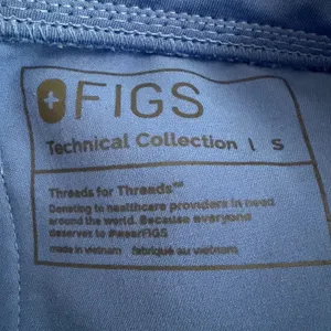 FIGS Zamora‎ Jogger Scrub Pants Blue Technical Collection Womens Small thumbnail 3