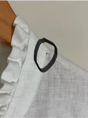 Reformation Linen Ruffle Shirt thumbnail 9