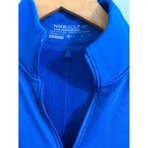 Nike Golf Pullover Women Medium Blue Therma-FIT‎ Tour Performance 1/4 Zip Jacket thumbnail 3
