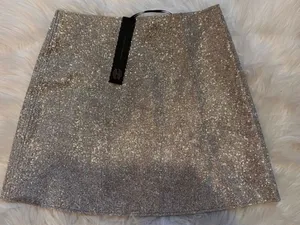 House of Harlow 1960 x Revolve Rhinestone Mini Skirt Sparkly Festival Coachella thumbnail 5