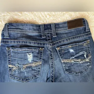 BKE Women's Dark Blue Boot Cut Jeans thumbnail 6