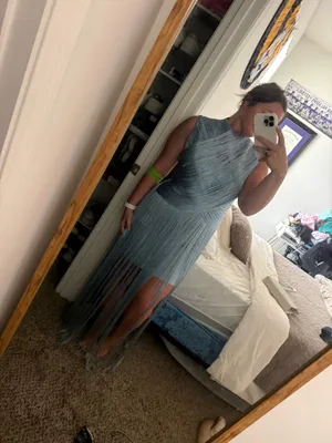 Style by GG Dress Blue Size L thumbnail 2