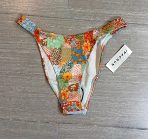 Pacsun floral patchwork bathing suit bottom thumbnail 1