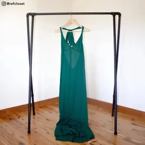 1HR SALE ⚡Reformation Evalina Dress (Emerald) thumbnail 3