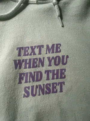 Gildan Text me when you find the sunset hoodie thumbnail 3