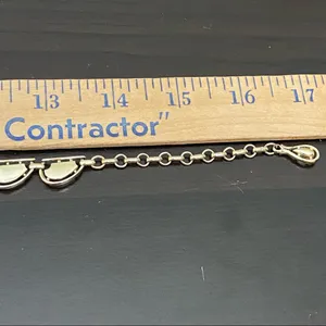 Vintage CORO Signed Light Gold Scalloped Choker Necklace thumbnail 8