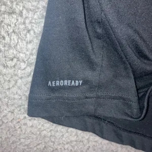 Adidas T-Shirt Women Small Black Tie‎ Front Sellout Sporty Aeroready Primegreen thumbnail 6