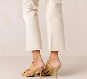 Alohas Twist Strap Sandal in Camel thumbnail 3