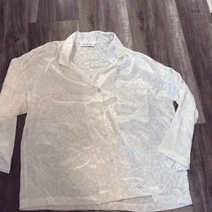Oscar De La Renta Two Piece Pajama Set Size large thumbnail 6