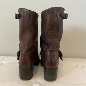 Frye Brown Midi Height Ankle Boots Size 6.5 thumbnail 8