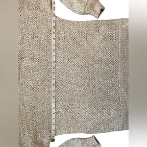 Madewell Light Pink Cotton Wool & Alpaca Blend Crewneck Oversized Baez Sweater thumbnail 7