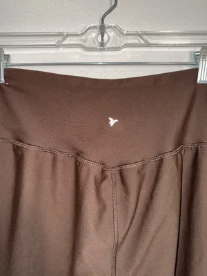 Old Navy Active Powersoft Go Dry Joggers Brown High Rise Pocket thumbnail 7