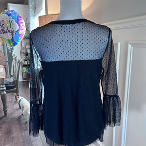 Maurice’s NWOT Swiss dot floral embroidered blouse thumbnail 3