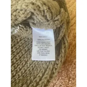Derek Heart colorblock knit sweater blue cream brown size M thumbnail 4