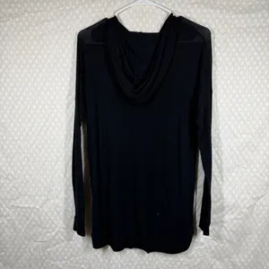 Beyond‎ Yoga Black Modal Lightweight Go Getter Hoodie thumbnail 6