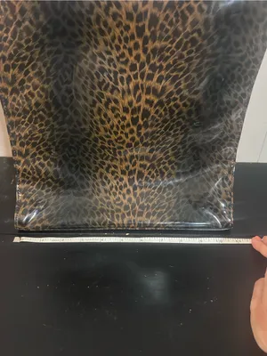 Chateau Leopard Print Patent Tote in Brown and Black thumbnail 9