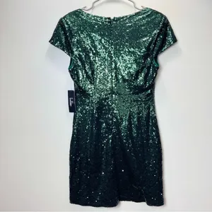 NWT Lulus Kasson Green Sequin Bodycon Mini Dress‎ MEDIUM thumbnail 7