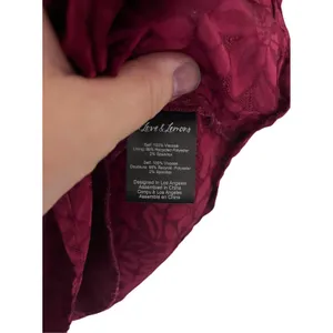 For Love & Lemons Janet Mini Dress Size S Maroon Red thumbnail 7