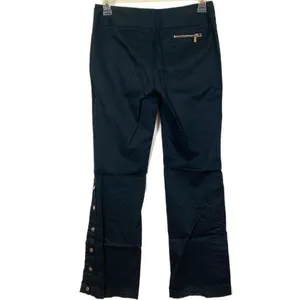 Michael Kors‎ Black Zip Pocket Button Side Pants thumbnail 2