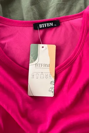 NWT Slim Fit Sundress Pink Size XL thumbnail 3