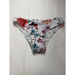 Edel Qual Womens 3 Piece Floral Swim Set Bandeau Top Bikini Bottom Mesh Skirt XS thumbnail 3