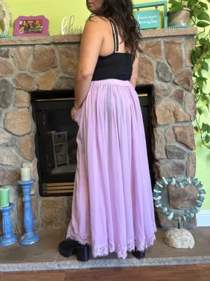 NWT Anthropologie Sheer Maxi Skirt thumbnail 7